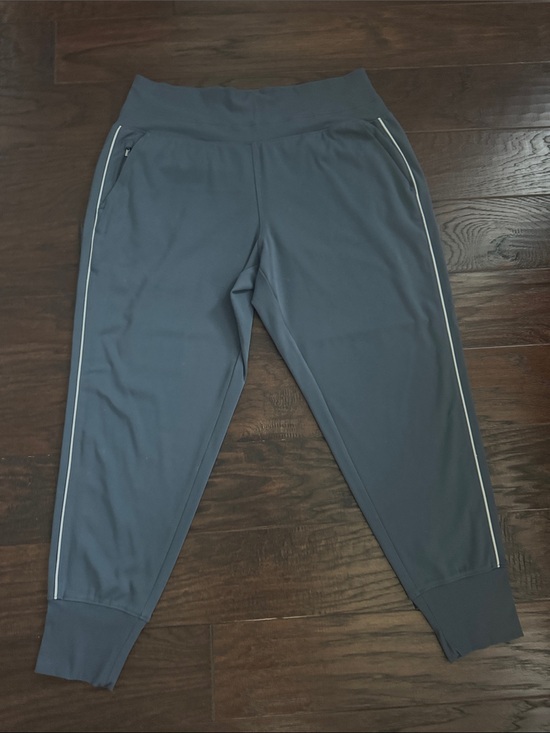 Athleta Pants - Athleta Venice Slate BlueTrack Joggers with Side Piping